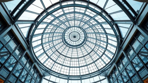 View of state capitol through glass ceiling highlighting Texas politics news.