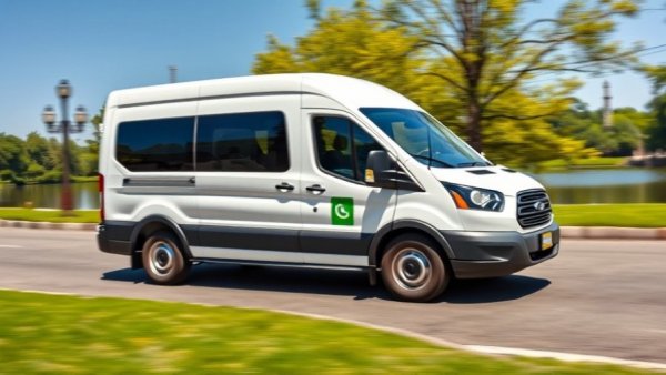 New Braunfels affordable rideshare service vehicle by a park.