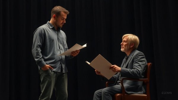 Drama students engaging on stage at Texas State University Film Degree program.