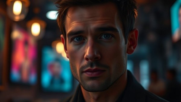 Portrait of a man related to San Antonio crime reports in dim light.