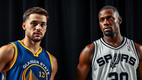 Warriors vs Spurs game highlights with basketball players on cover.