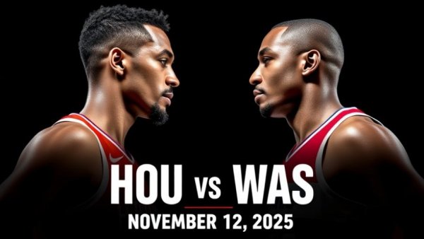 Houston Rockets vs Washington Wizards game poster, November 12 matchup.