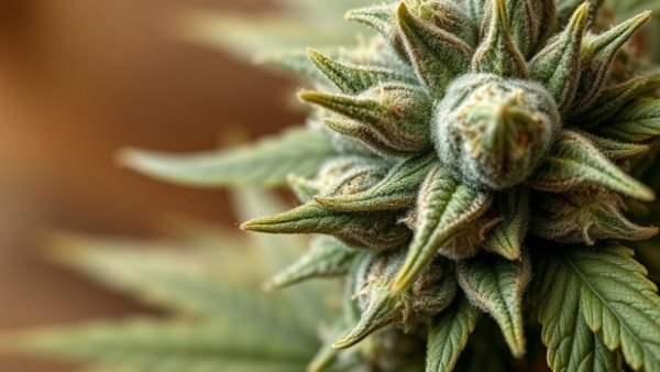 Close-up of cannabis plant highlighting THC ban impact on Texas hemp industry.