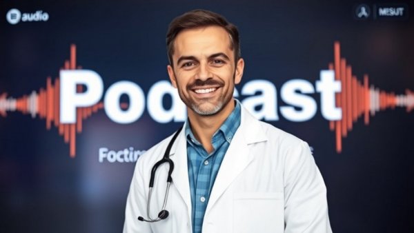 Doctor discussing plant-based diet impact on prostate cancer.