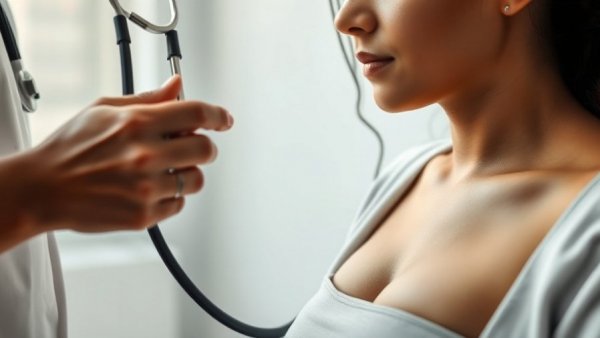 Pregnant woman examined by healthcare worker in rural hospital setting.