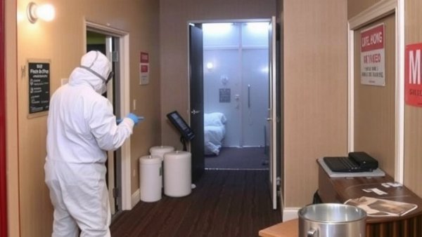 Ammonia gas leak sickens dozens at a hotel, forces nearby residents to evacuate