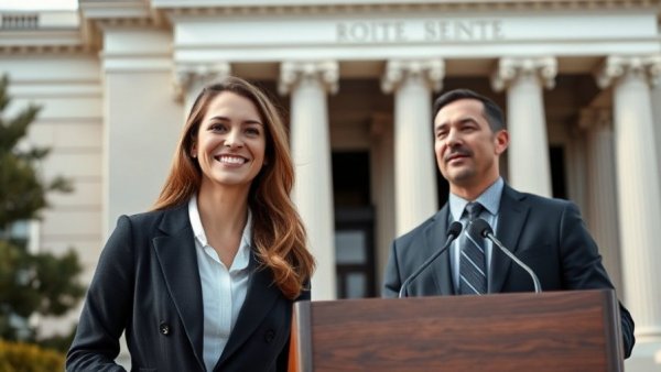 Political figures engaging in activities related to Austin political news.
