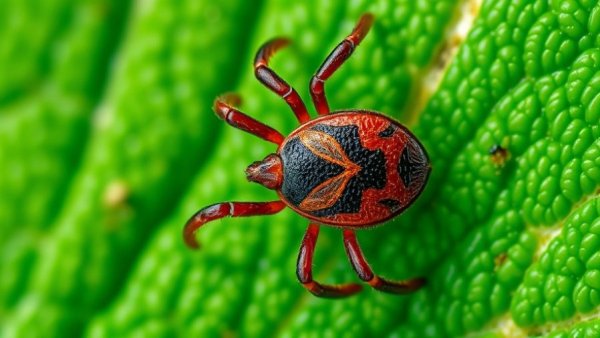 Close-up of a tick associated with the first death linked to alpha-gal syndrome.
