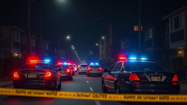 San Antonio breaking news scene with police activity at night