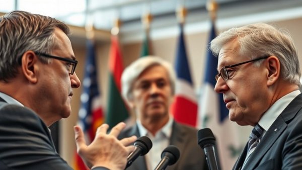 National political news debate featuring three individuals.