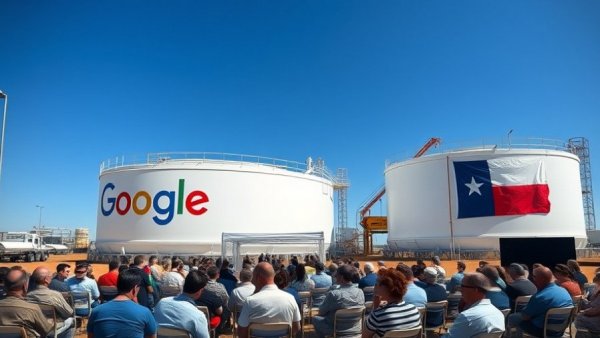 Google announces $40 billion Texas data centers investment at press event.
