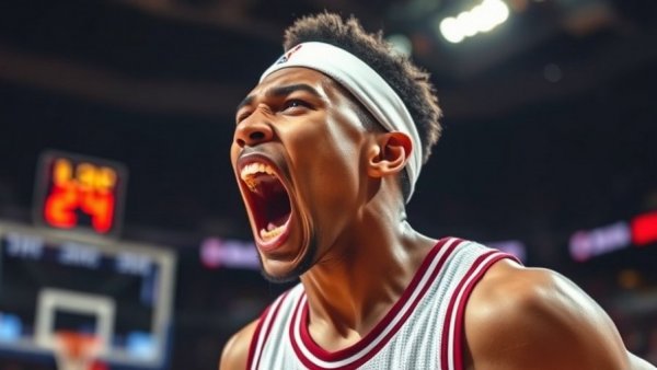 NBA's Top Plays of November 15, 2025: Intense athlete passionately shouting