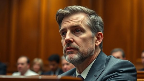 Brian Walshe trial, man in courtroom setting, focused.