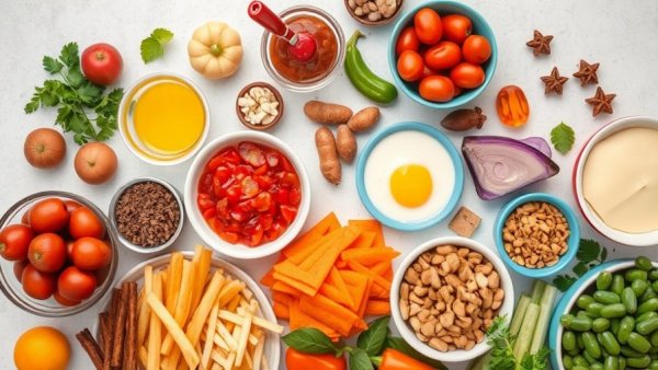 Colorful easy party dip recipes with fresh veggies and hummus.