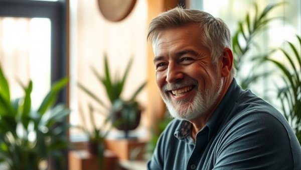 Healing Leaves Challenge speaker with microphone indoors.