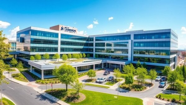 Ascension St. Thomas healthcare investment buildings under bright skies.