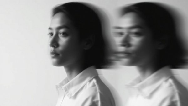 Abstract blurred portrait depicting mental health techniques effect.