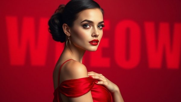 Elegant depiction of a woman illustrating parasocial relationships.