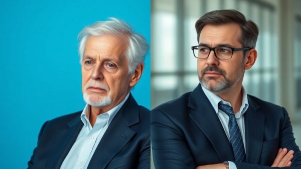 Portrait of two business professionals reflecting on San Antonio local economy.