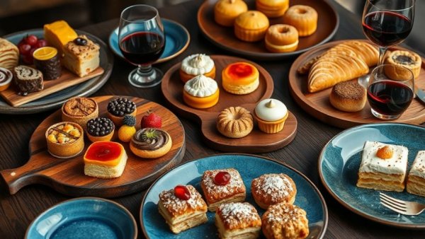 Assorted pastries at Paris Baguette opening in San Antonio.