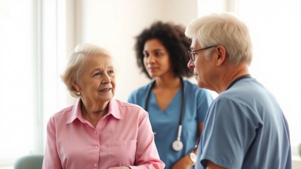 Older woman discussing surprising contributors to cardiovascular disease with doctor.