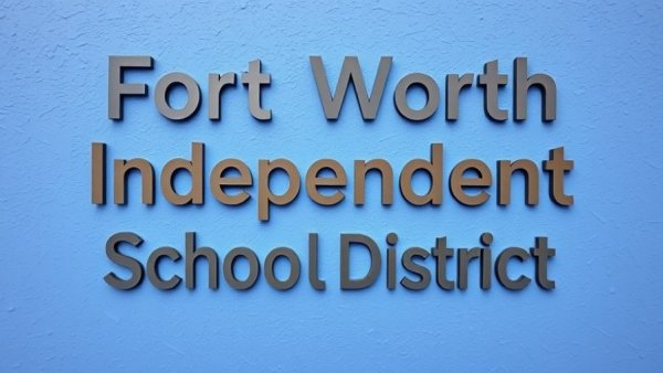 Fort Worth ISD sign highlighting district impact.