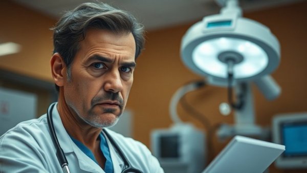 Medical professional discussing healthy aging tips in a medical setting.