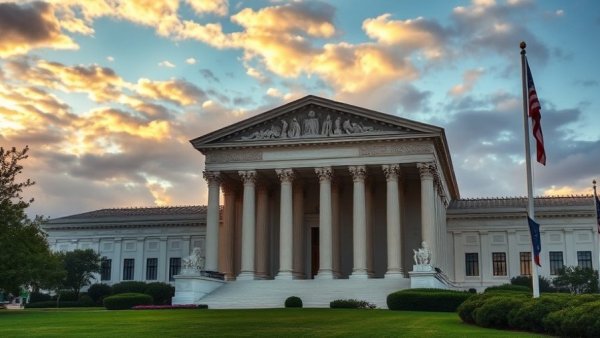 Supreme Court building symbolizing justice related to Texas congressional redistricting news.