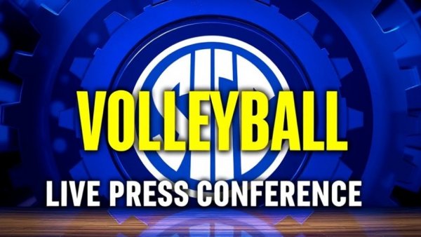 SEC Volleyball Tournament 2025 press conference announcement with logo.