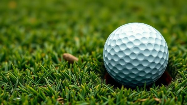 Golf ball near hole on green course representing investments in golf tourism.