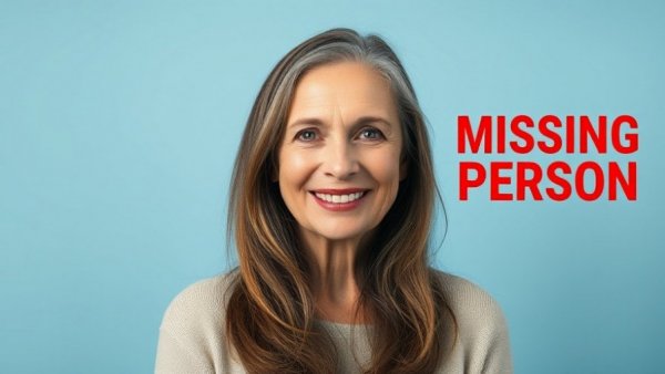 Poster of missing woman in Austin with smiling older woman portrait.