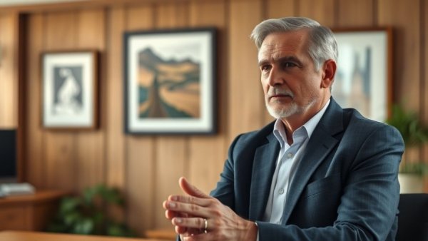 Texas elections 2026: Man in discussion at office