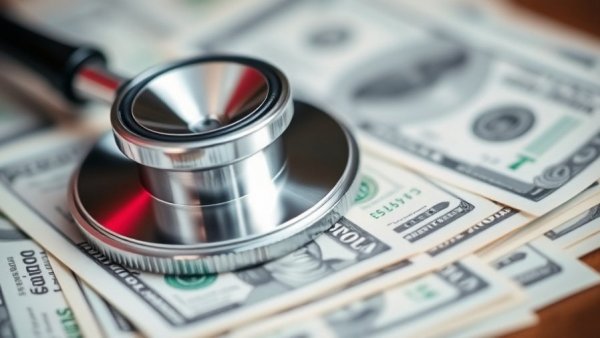 Stethoscope on dollar bills related to CMS outpatient pay increase.