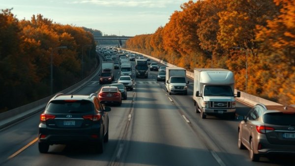 Thanksgiving travel safety tips for Texas highways with busy traffic.