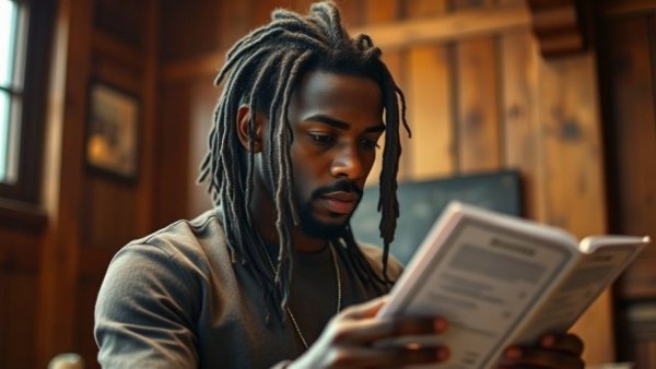 Celebrating Friendsgiving with the Spurs, young man reading.