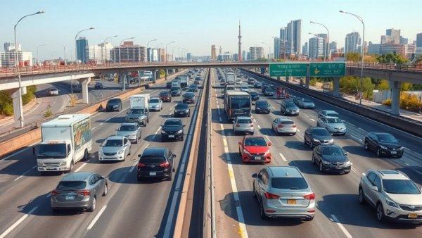 Texas highway traffic highlighting vehicle registration ID concerns.