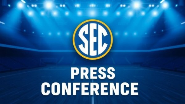 SEC Volleyball Championship insights press conference digital background