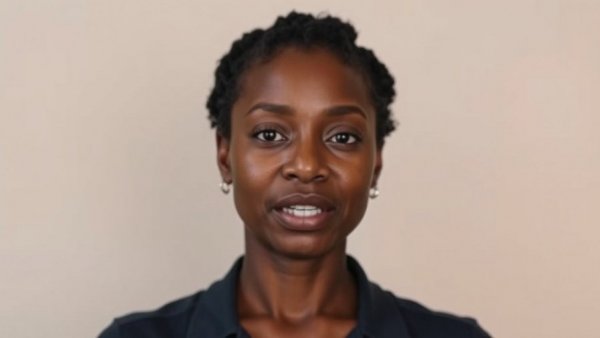 Confident woman speaking on mental health for seniors.