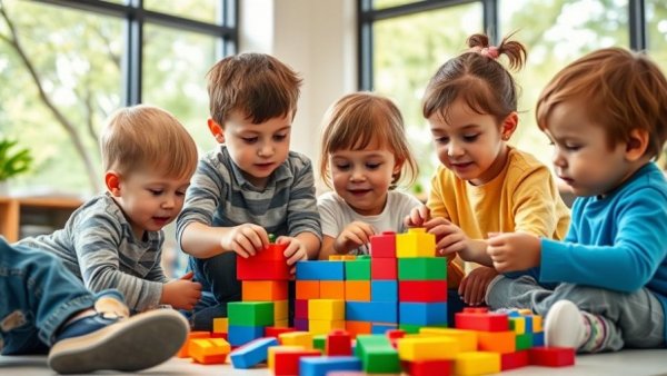 Children engaged in creative play, highlighting Texas school voucher program benefits.