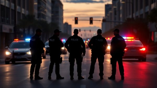 Police and National Guard respond to DC shooting.