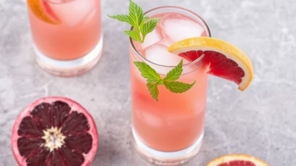 Pomegranate and Blood Orange Tequila Spritzer
