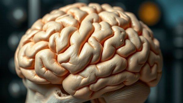 Intricate human brain model, highlighting adolescent brain development.