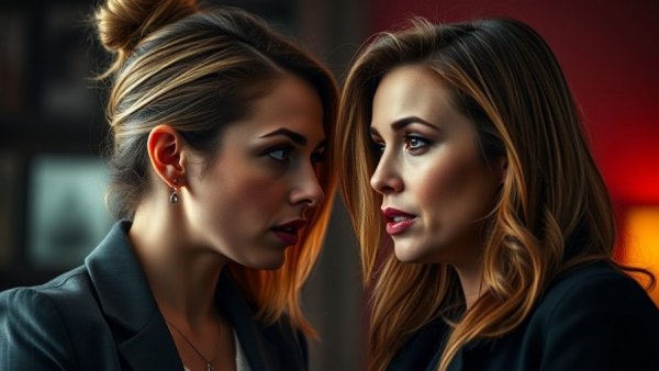 Debate scene illustrating 'weaponization of the FBI' news segment.