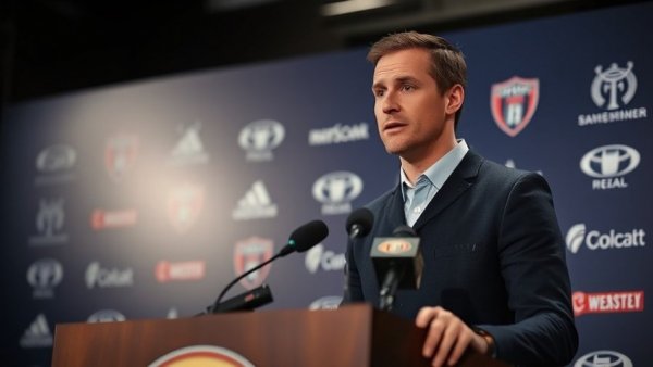 CJ Stroud and Jaylen Pitre return press conference with speaker at podium.