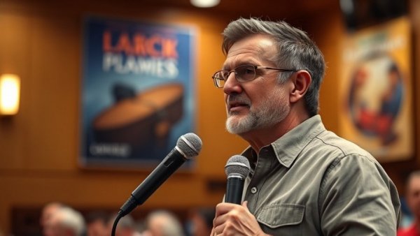 Texas breaking news event, man in white shirt and cap speaking.