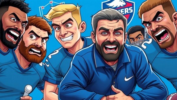 Dynamic football montage for Alabama Iron Bowl reactions.