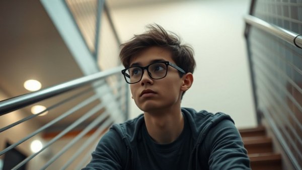 Thoughtful young person indoors, Texas SNAP work rules context.