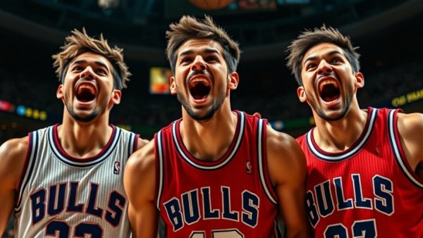 Energetic NBA players in dynamic montage for NBA Nightly Recap.