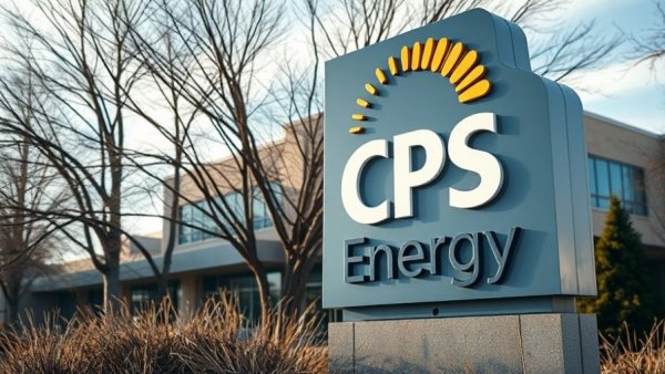 CPS Energy building sign on a clear winter day showing readiness.