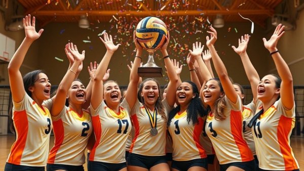 Championship team celebrates victory at 2025 SEC Volleyball Championship Highlights.